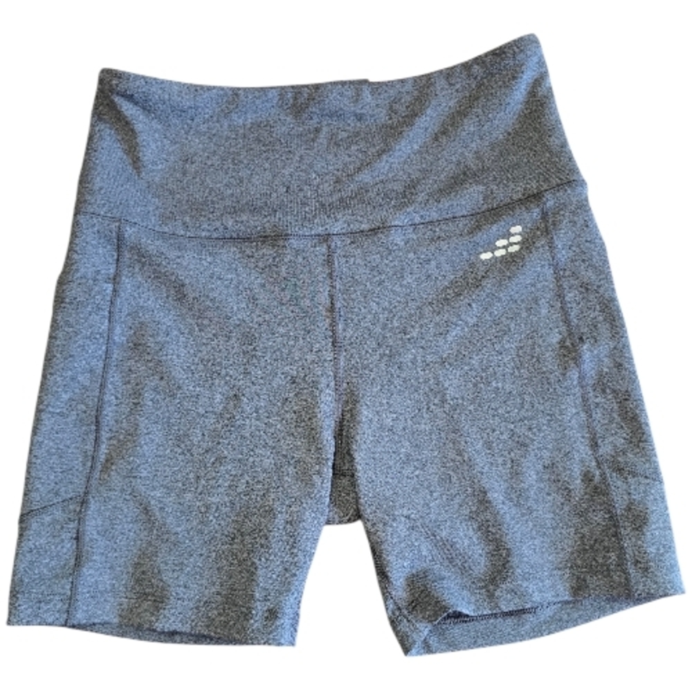 BCG Women's Heathered Gray Bike Shorts NWT